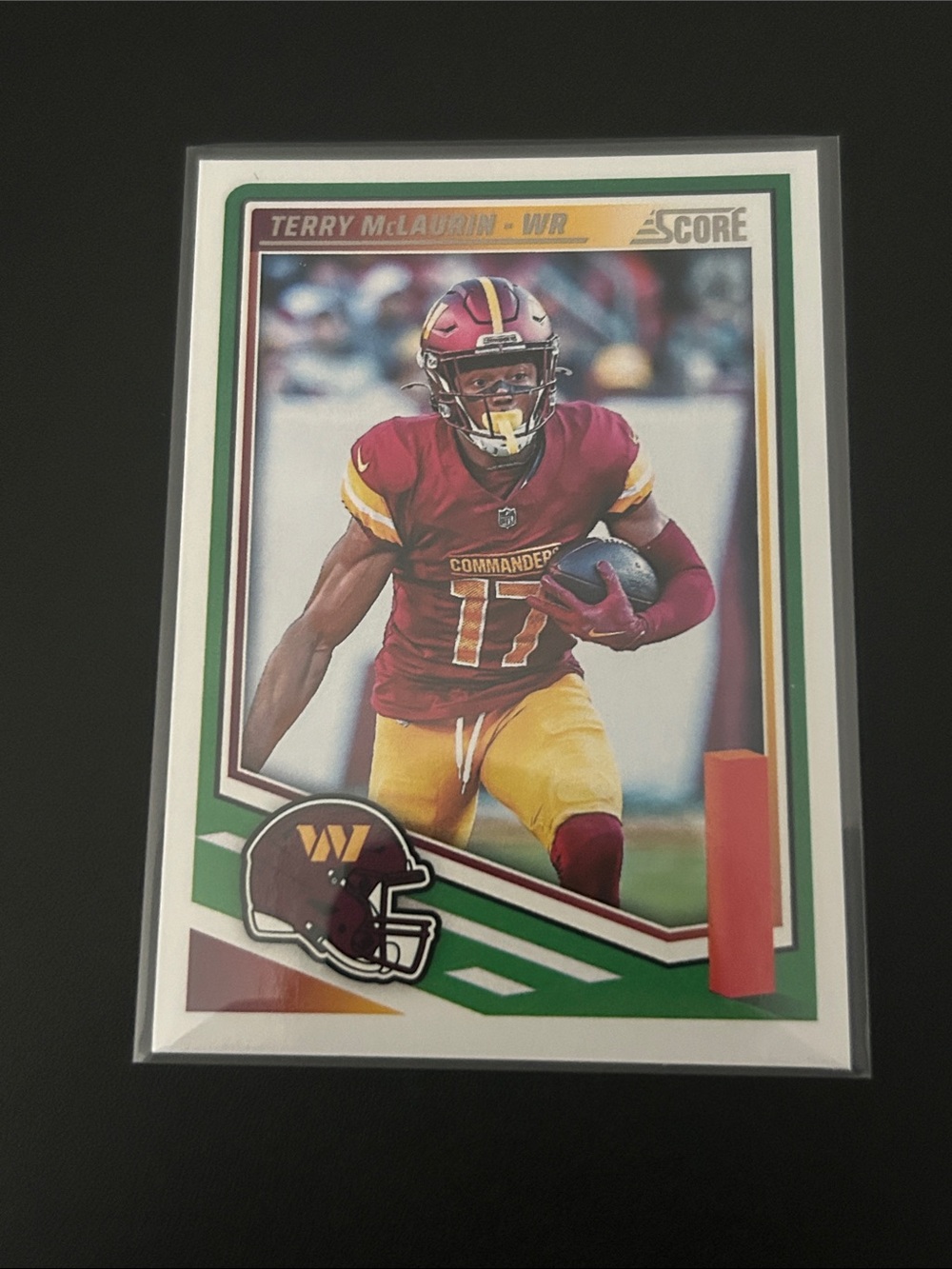 Terry McLaurin Washington Commanders Score Football Card